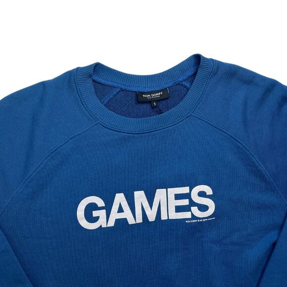 3-16 RON DORFF Men's Sweater Blue Small - Picture 3 of 12